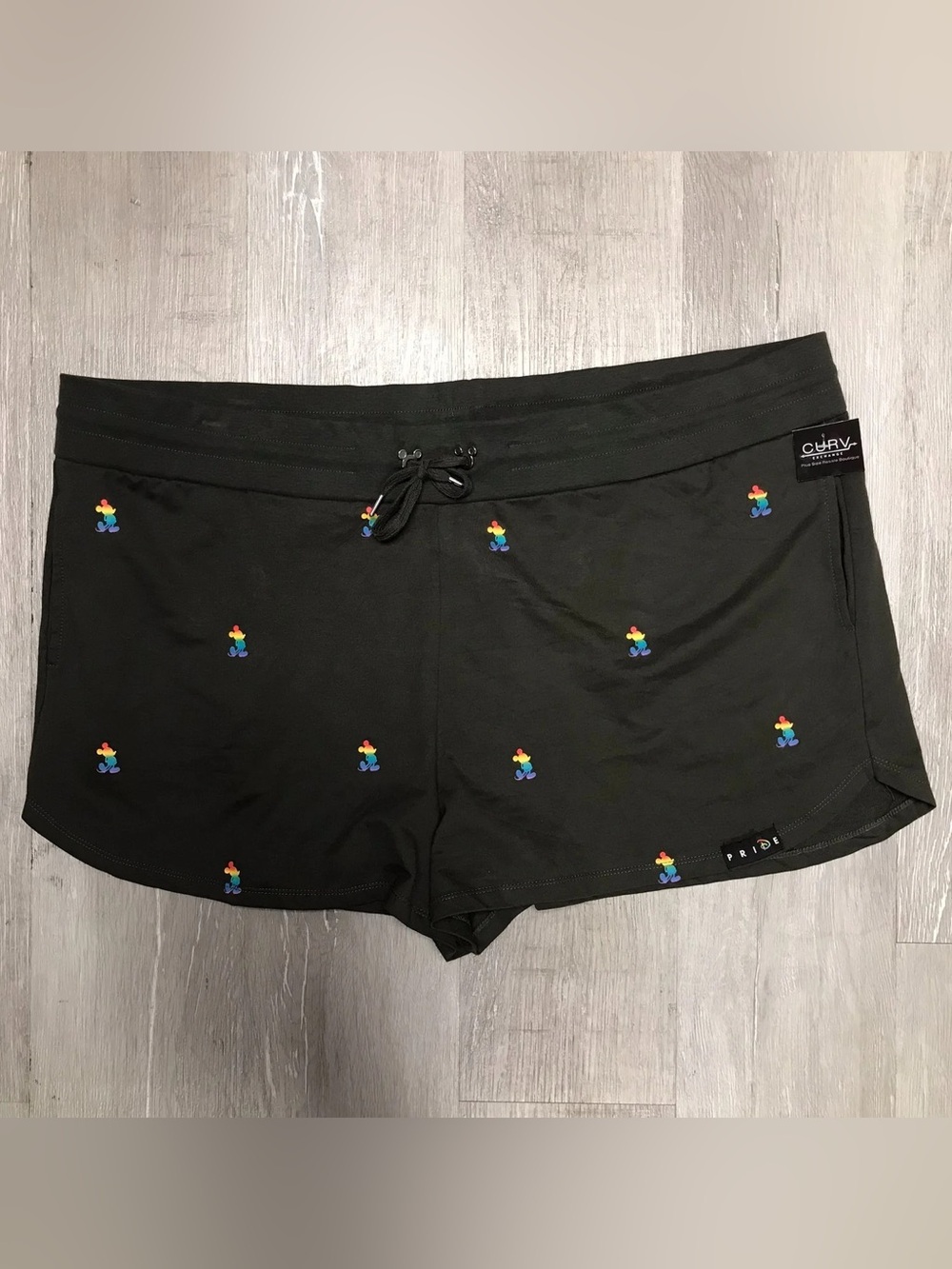 Disney Pride Collection Mickey Mouse Sweat Shorts- Size 22/24